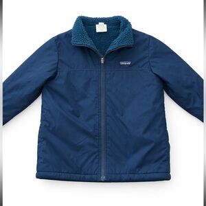 Patagonia Navy Jacket with  Fleece lined